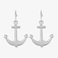 Liz Claiborne Womens Anchor Drop Earrings