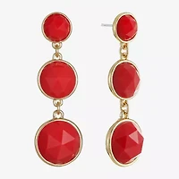 Liz Claiborne Womens Hypoallergenic Drop Earrings