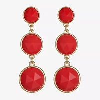 Liz Claiborne Womens Hypoallergenic Drop Earrings