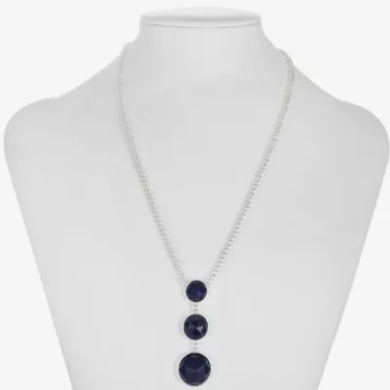 Liz Claiborne Womens Inch Pendant Necklace
