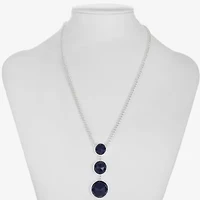 Liz Claiborne Womens Inch Pendant Necklace