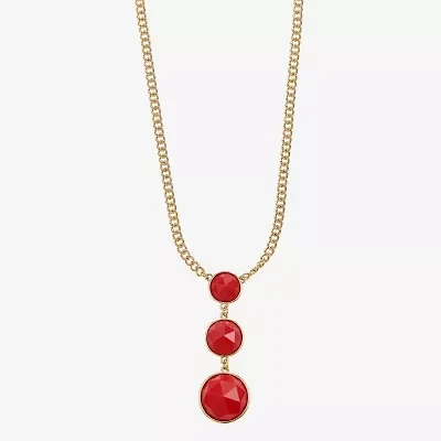 Liz Claiborne Womens 18 Inch Pendant Necklace