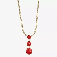 Liz Claiborne Womens 18 Inch Pendant Necklace