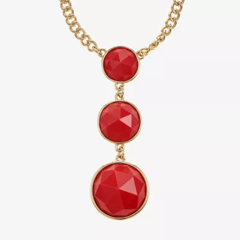 Liz Claiborne Womens 18 Inch Pendant Necklace