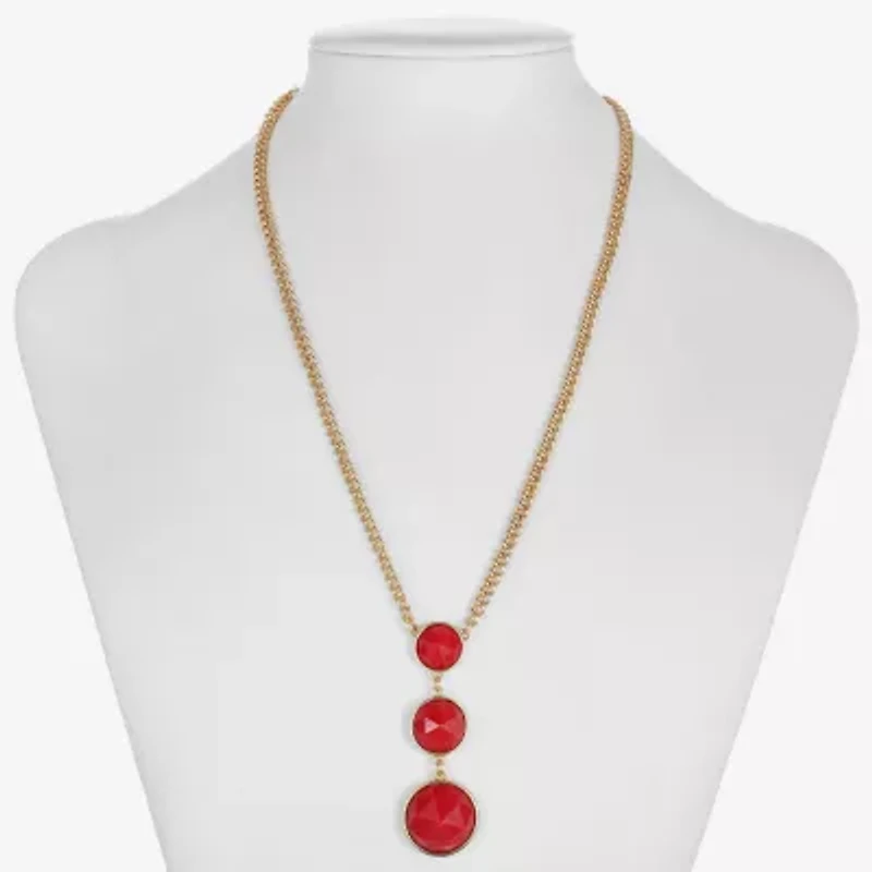 Liz Claiborne Womens 18 Inch Pendant Necklace