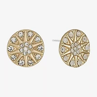 Liz Claiborne Glass 17mm Stud Earrings