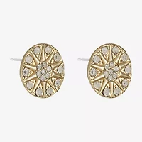 Liz Claiborne Glass 17mm Stud Earrings