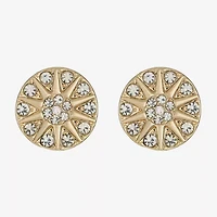 Liz Claiborne Glass 17mm Stud Earrings