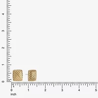 Monet Jewelry 20mm Square Stud Earrings