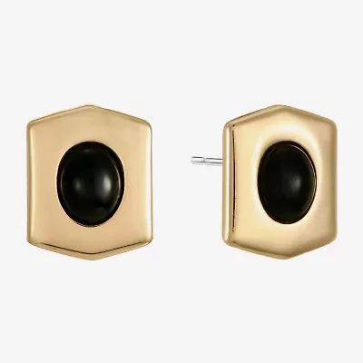 Monet Jewelry Black 19mm Stud Earrings