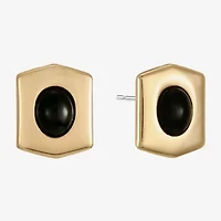 Monet Jewelry Black 19mm Stud Earrings