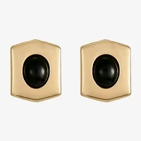 Monet Jewelry Black 19mm Stud Earrings