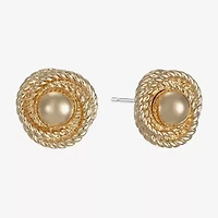 Monet Jewelry 16mm Knot Stud Earrings