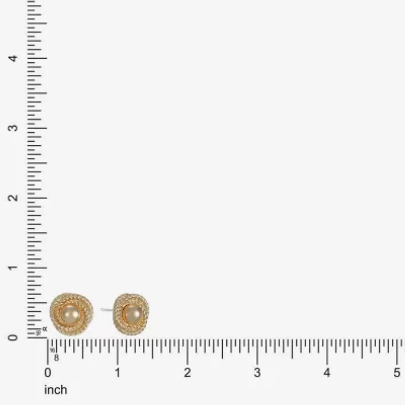 Monet Jewelry 16mm Knot Stud Earrings