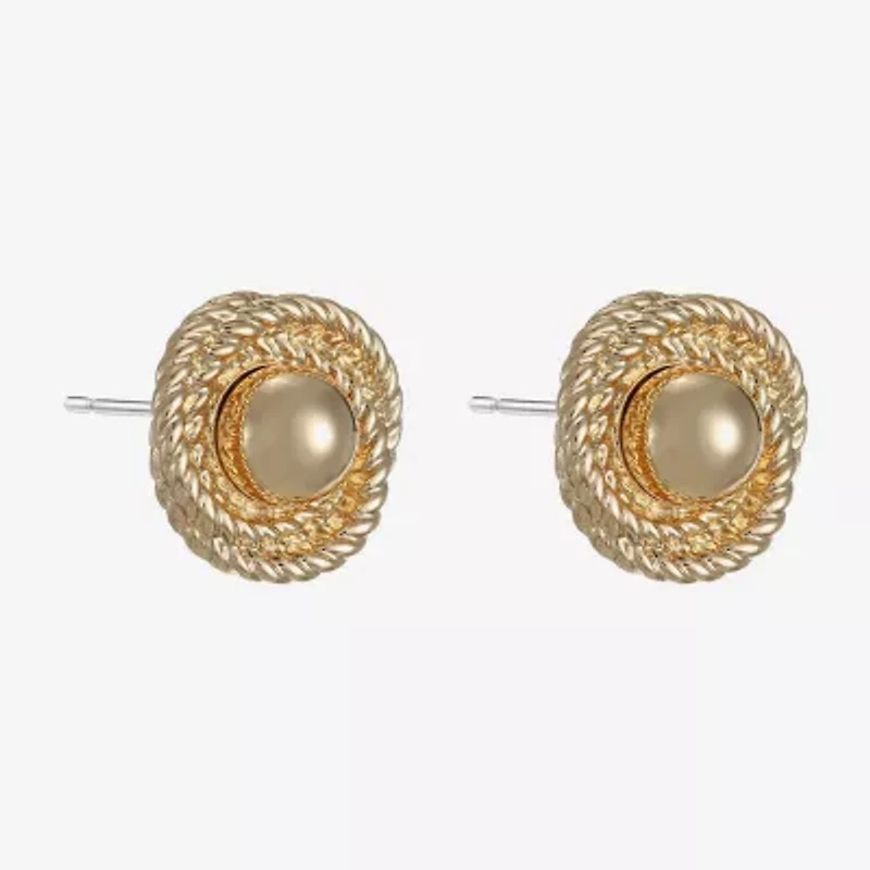 Monet Jewelry 16mm Knot Stud Earrings