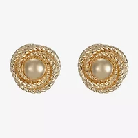 Monet Jewelry 16mm Knot Stud Earrings