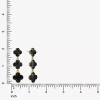 Monet Jewelry Womens Clover Hypoallergenic Drop Earrings