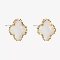 Monet Jewelry 17mm Clover Stud Earrings