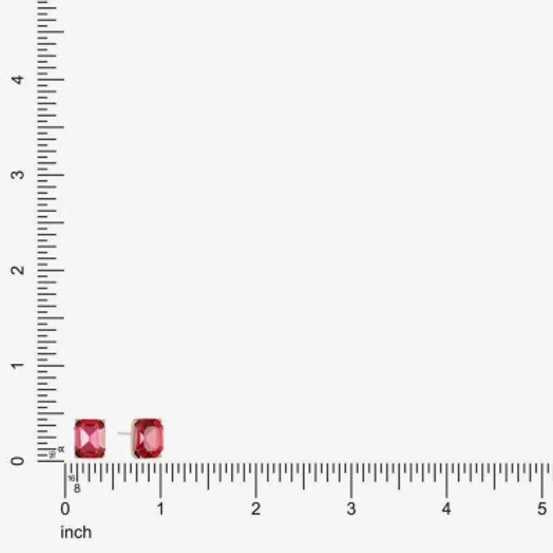 Monet Jewelry Pink Glass 10mm Stud Earrings