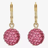 Monet Jewelry Womens Glass Round Drop Earrings