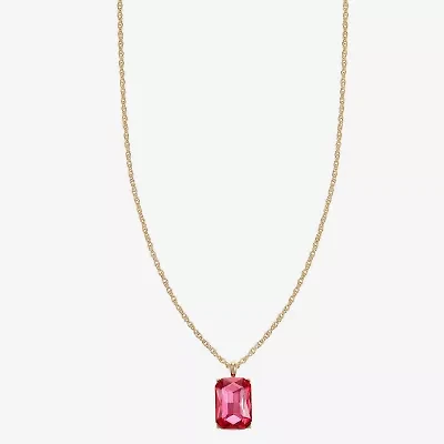 Monet Jewelry Womens Glass 17 Inch Pendant Necklace