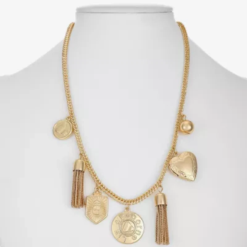 Liz Claiborne 50th Anniversary Womens 17 Inch Collar Necklace