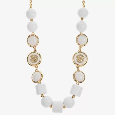 Liz Claiborne 50th Anniversary Womens 17 Inch Collar Necklace