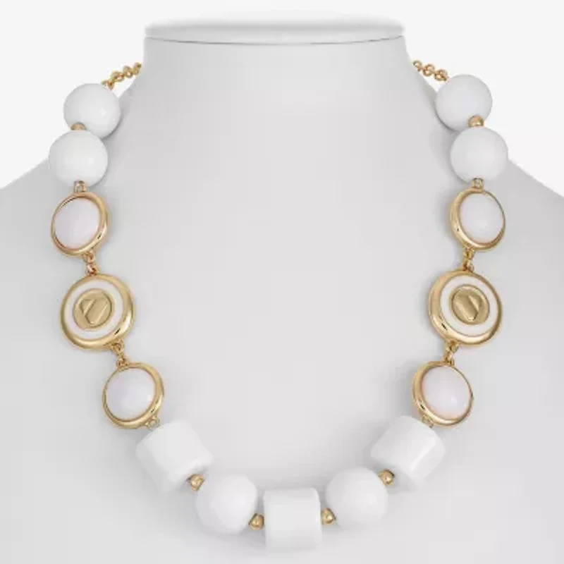 Liz Claiborne 50th Anniversary Womens 17 Inch Collar Necklace