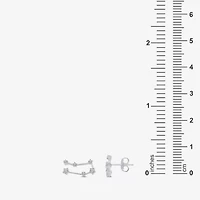 Limited Quantities! 1/5 CT. Natural White Diamond Sterling Silver 10mm Round Stud Earrings