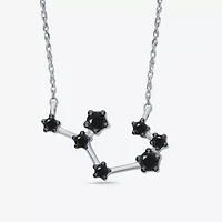 Midnight Black Limited Quantities! Womens 1/5 CT. Natural Black Diamond Sterling Silver 18 Inch Pendant Necklace