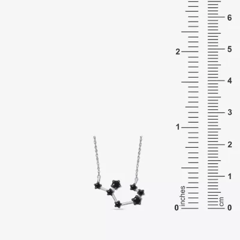 Midnight Black Limited Quantities! Womens 1/5 CT. Natural Black Diamond Sterling Silver 18 Inch Pendant Necklace