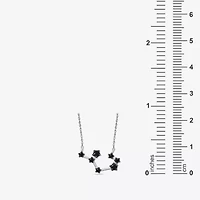 Midnight Black Limited Quantities! Womens 1/5 CT. Natural Black Diamond Sterling Silver 18 Inch Pendant Necklace