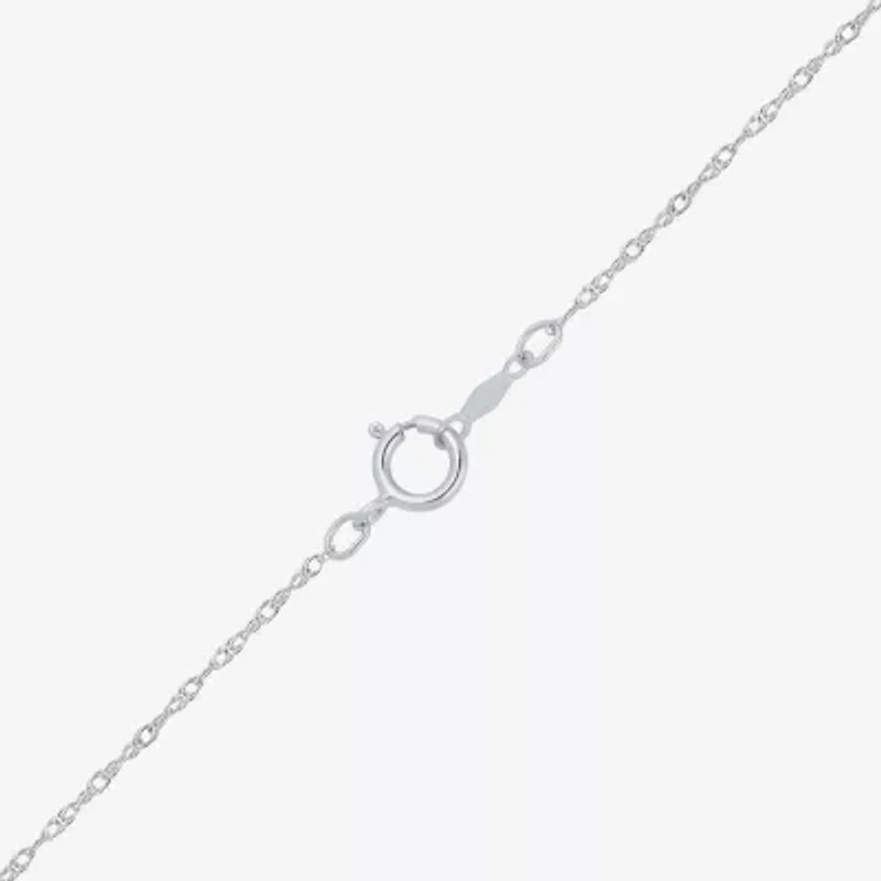 Limited Quantities! Womens 1/2 CT. T.W. Natural White Diamond Sterling Silver Heart 18 Inch Pendant Necklace