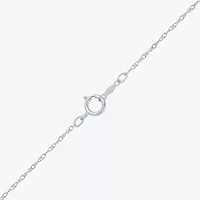 Limited Quantities! Womens 1/2 CT. T.W. Natural White Diamond Sterling Silver Heart 18 Inch Pendant Necklace