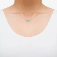 Limited Quantities! Womens 1/8 CT. T.W. Natural White Diamond Sterling Silver 18 Inch Pendant Necklace