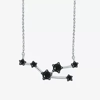 Midnight Black Limited Quantities! Womens 1/5 CT. Natural Black Diamond Sterling Silver 18 Inch Pendant Necklace