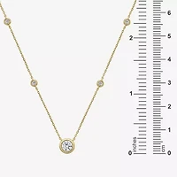 Limited Quantities! Womens 5/8 CT. T.W. Lab Grown White Diamond 14K Gold Over Silver 18 Inch Pendant Necklace