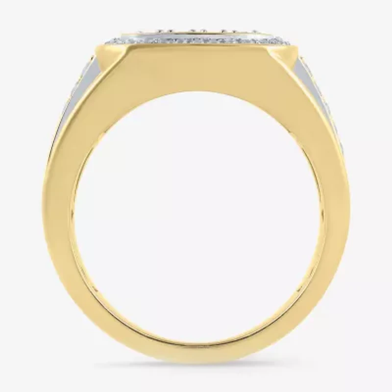 Limited Quantities! Mens 1/2 CT. T.W. Natural White Diamond Round Fashion Ring