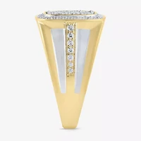 Limited Quantities! Mens 1/2 CT. T.W. Natural White Diamond Round Fashion Ring