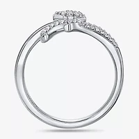 Limited Quantities! Womens 14MM 1/5 CT. Natural White Diamond Sterling Silver Round Band