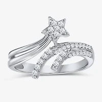 Limited Quantities! Womens 14MM 1/5 CT. Natural White Diamond Sterling Silver Round Band