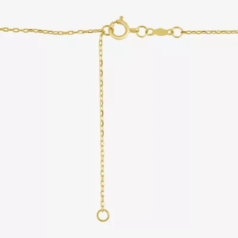 Floating Diamonds (F / Vs2) Womens 14K Gold 18 Inch Cable Chain Necklace