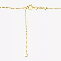 Floating Diamonds (F / Vs2) Womens 14K Gold 18 Inch Cable Chain Necklace
