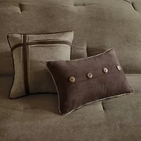 Madison Park Westbrook 7-Pc. Faux Suede Comforter Set