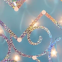 Northlight 12" Blue Lighted Egg Window Easter Window Decor