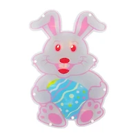 Northlight 14" Battery Operated Led Lighted Bunny Window Easter Window Decor