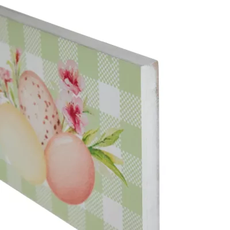 Northlight 20" Welcome To Our Hoppy Home Wall Sign