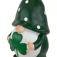 Northlight 8" Shamrock Gnome Outdoor St. Patricks Day Yard Art