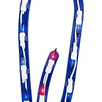 Northlight 17" Blue Lighted Bunny Head Window Easter Window Decor