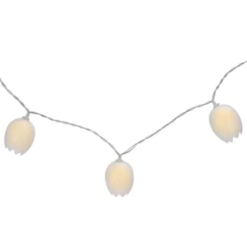 Northlight 5ft Clear Wire 10ct Cracked Egg Led String Lights String Lights